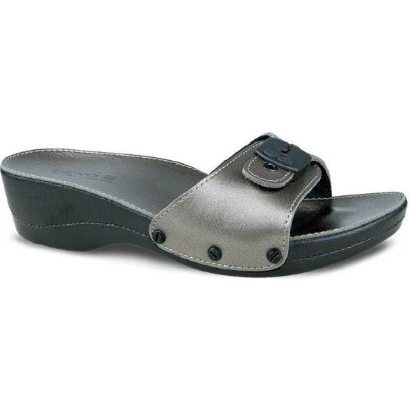 Ceyo Kadın Terlik MINELLI TOPUKLU (MINELLI TOPUKLU) PLATİN